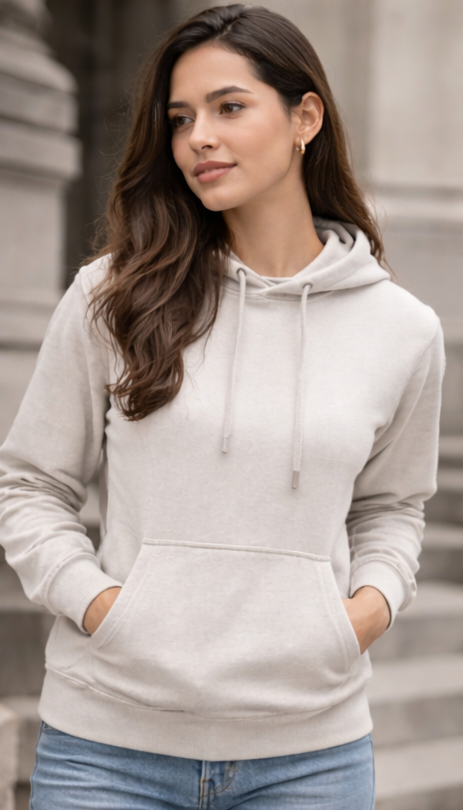 Women's Cream Essential Hoodie