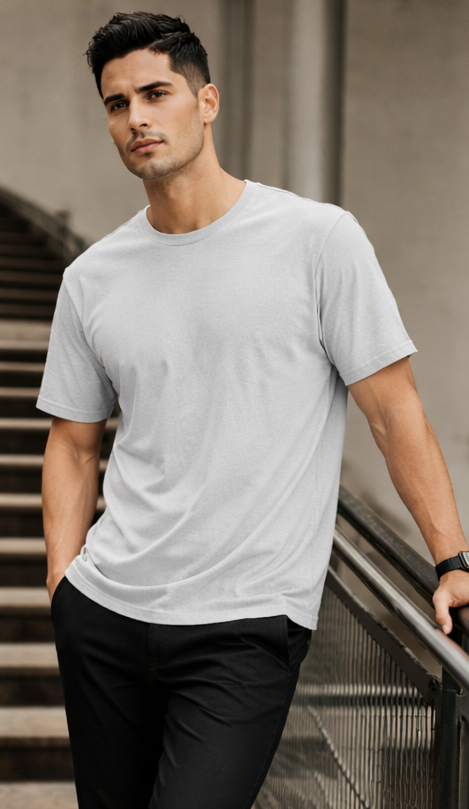 Men's White T-Shirt
