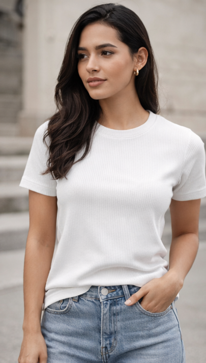 Women's Classic White T-Shirt